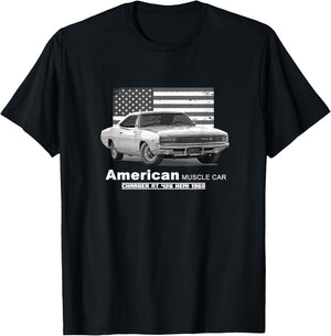 Charger RT 426 Hemi American Muscle Car 60s 70s T-Shirt - T-Shirt | Black