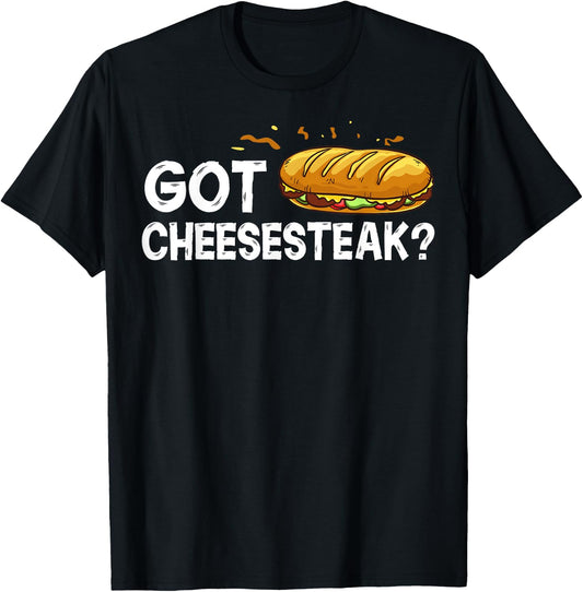 Philly Cheesesteak Gift Philadelphia Sandwich T-Shirt - T-Shirt | Black