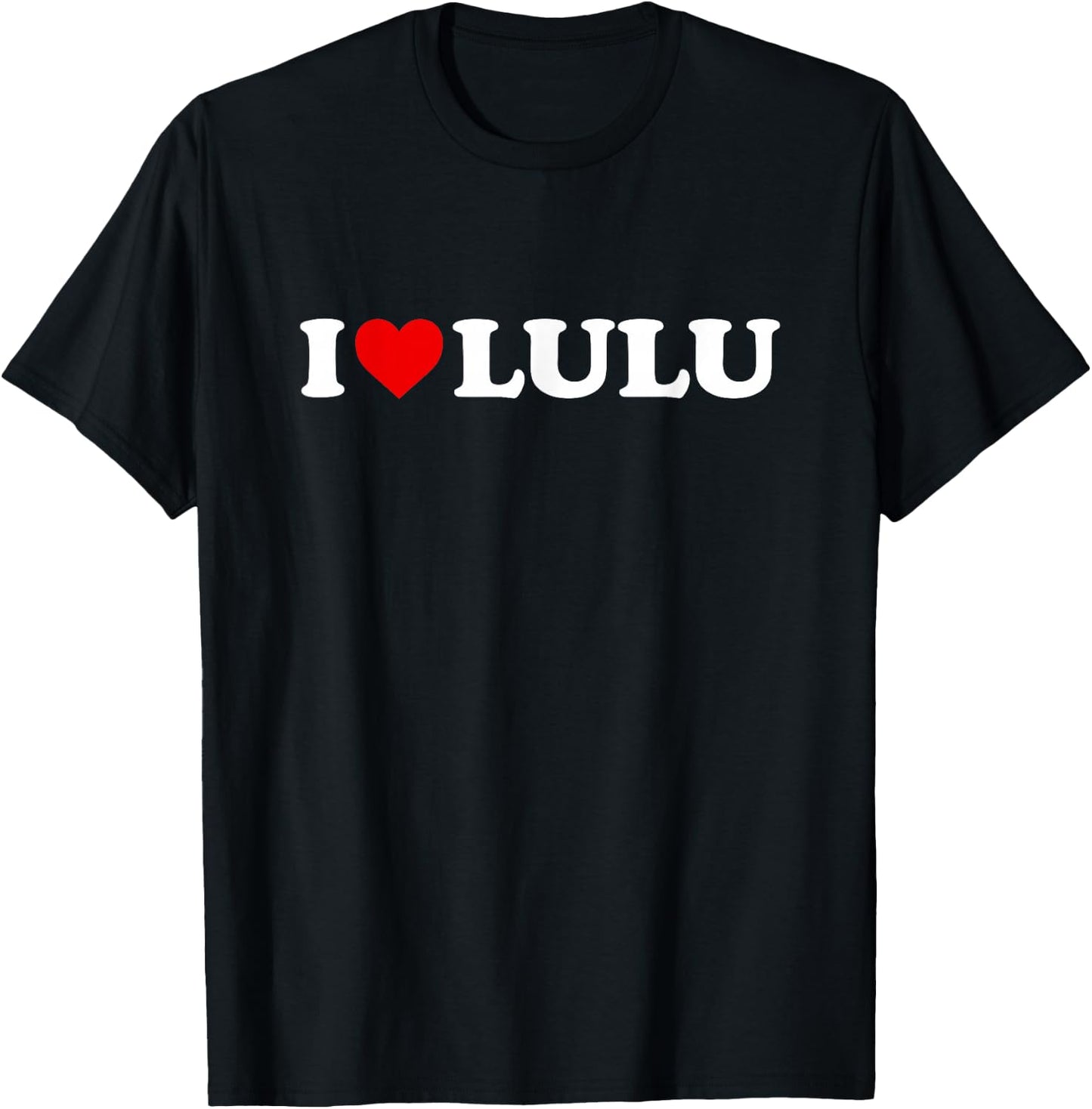 I Love Lulu T-Shirt - T-Shirt | Black
