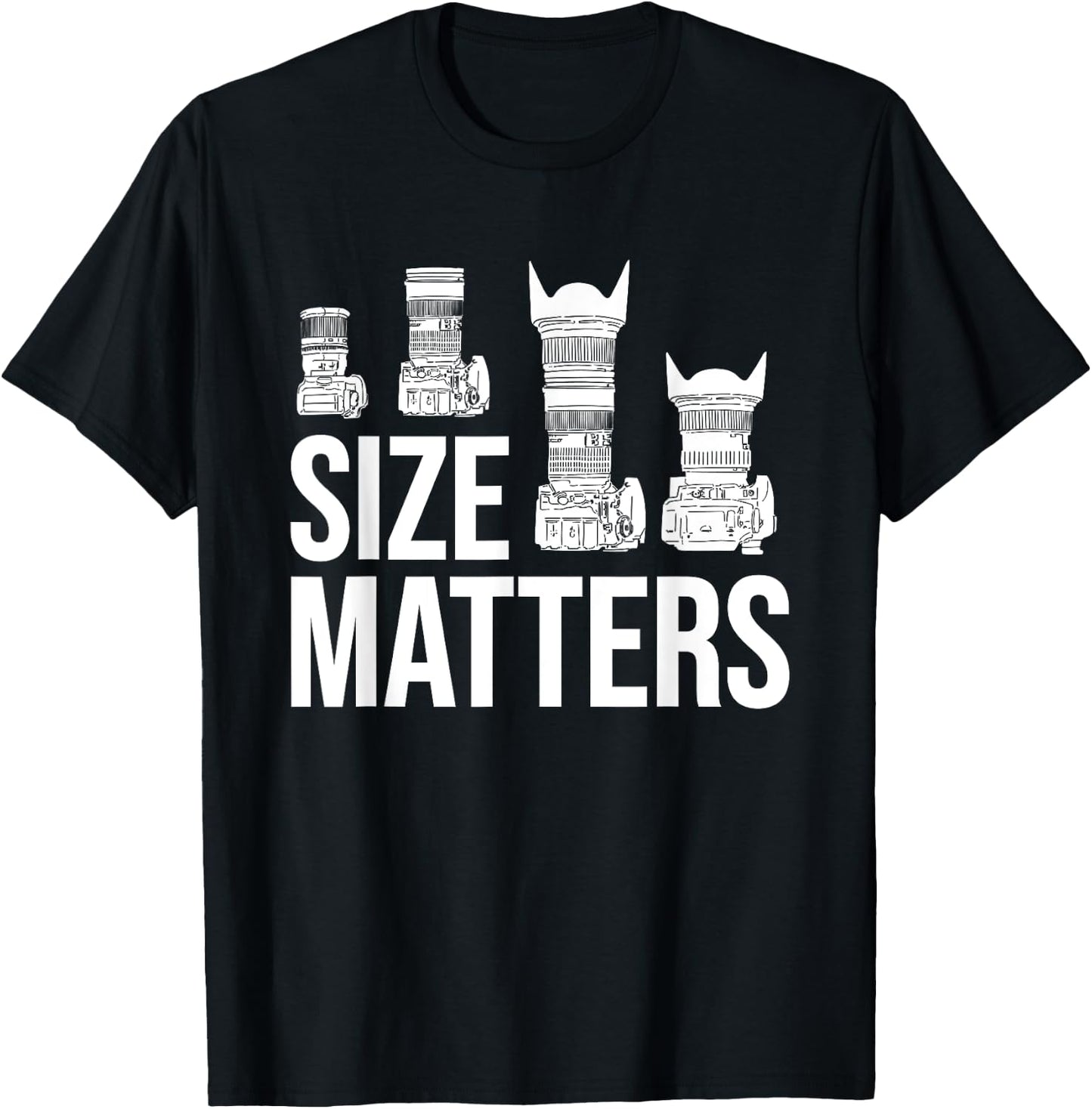 Funny Photography Gift Women Cool Photographer Lens T-Shirt - T-Shirt | Black