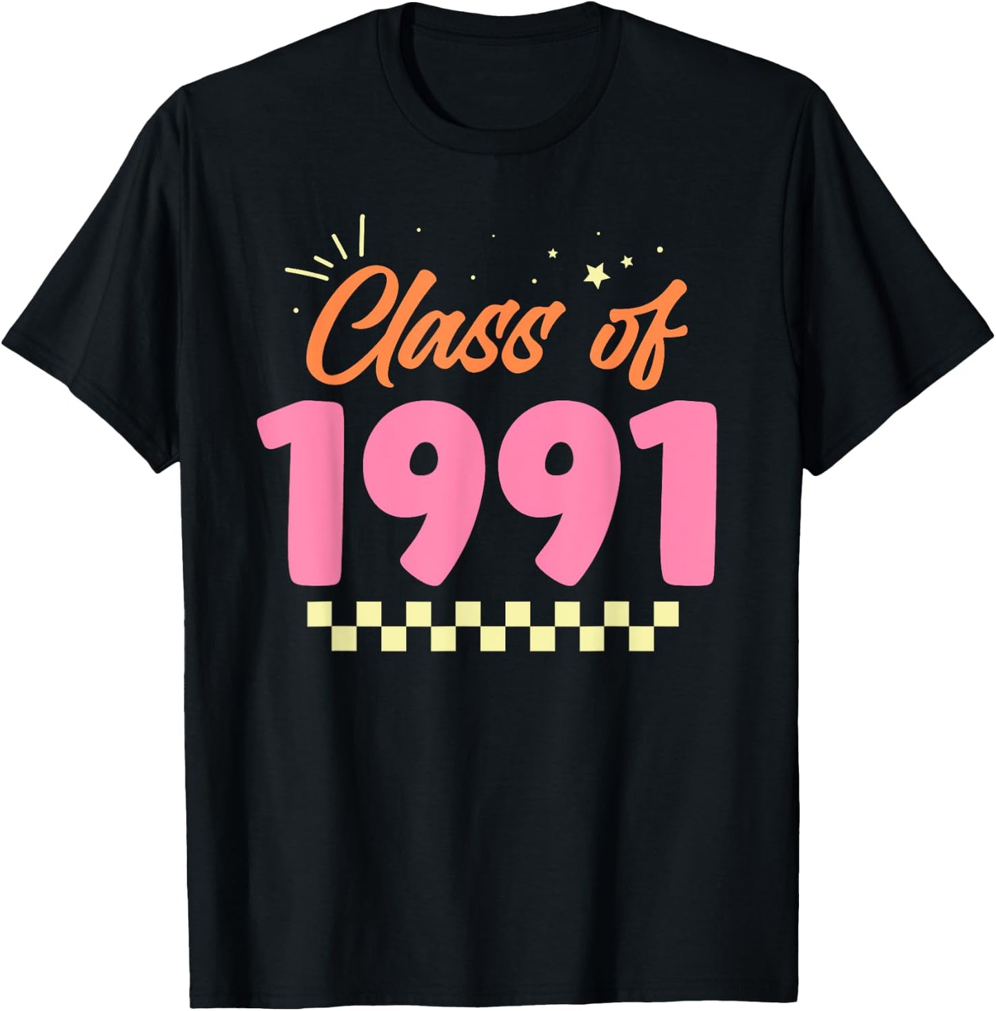 Class Of 1991 Meetup Graduation School Reunion T-Shirt - T-Shirt | Black