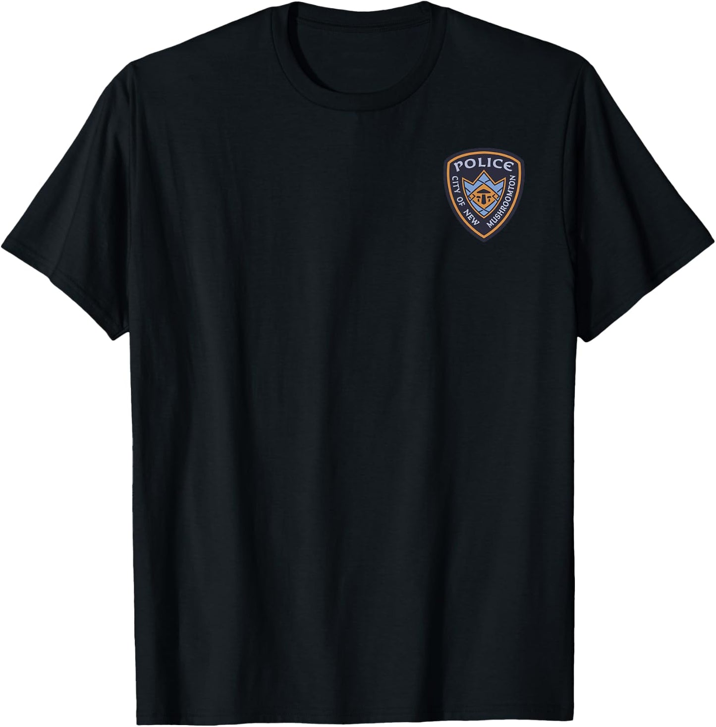 Disney Pixar Onward City Of New Mushroomton Police T-Shirt - T-Shirt | Black