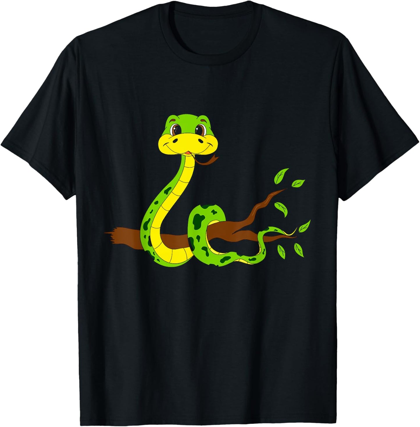 Wild Reptile Animal Kids Gift Snake T-Shirt - T-Shirt | Black