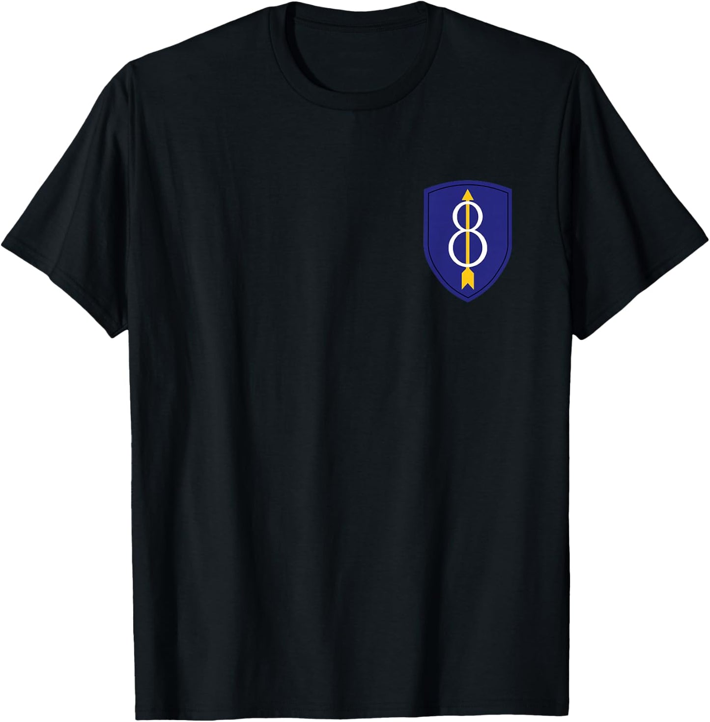 8th Infantry Division United States Army T-Shirt - T-Shirt | Black