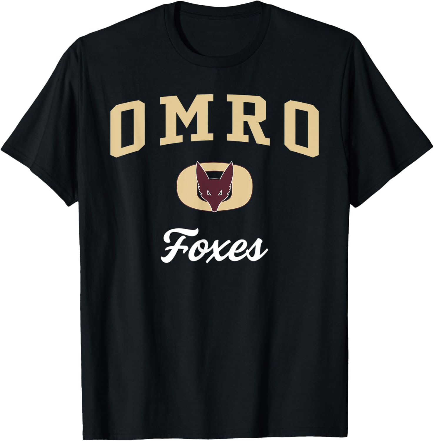 Omro High School Foxes T-Shirt - T-Shirt | Black