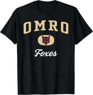 Omro High School Foxes T-Shirt - T-Shirt | Black