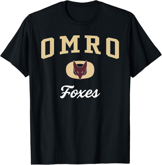 Omro High School Foxes T-Shirt - T-Shirt | Black