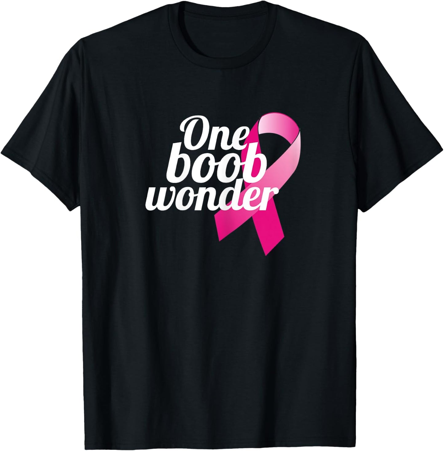 Funny Breast Cancer Mastectomy Recovery Design T-Shirt - T-Shirt | Black