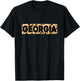 Funny Georgia Leopard Print Personalized Name Georgia T-Shirt - T-Shirt | Black