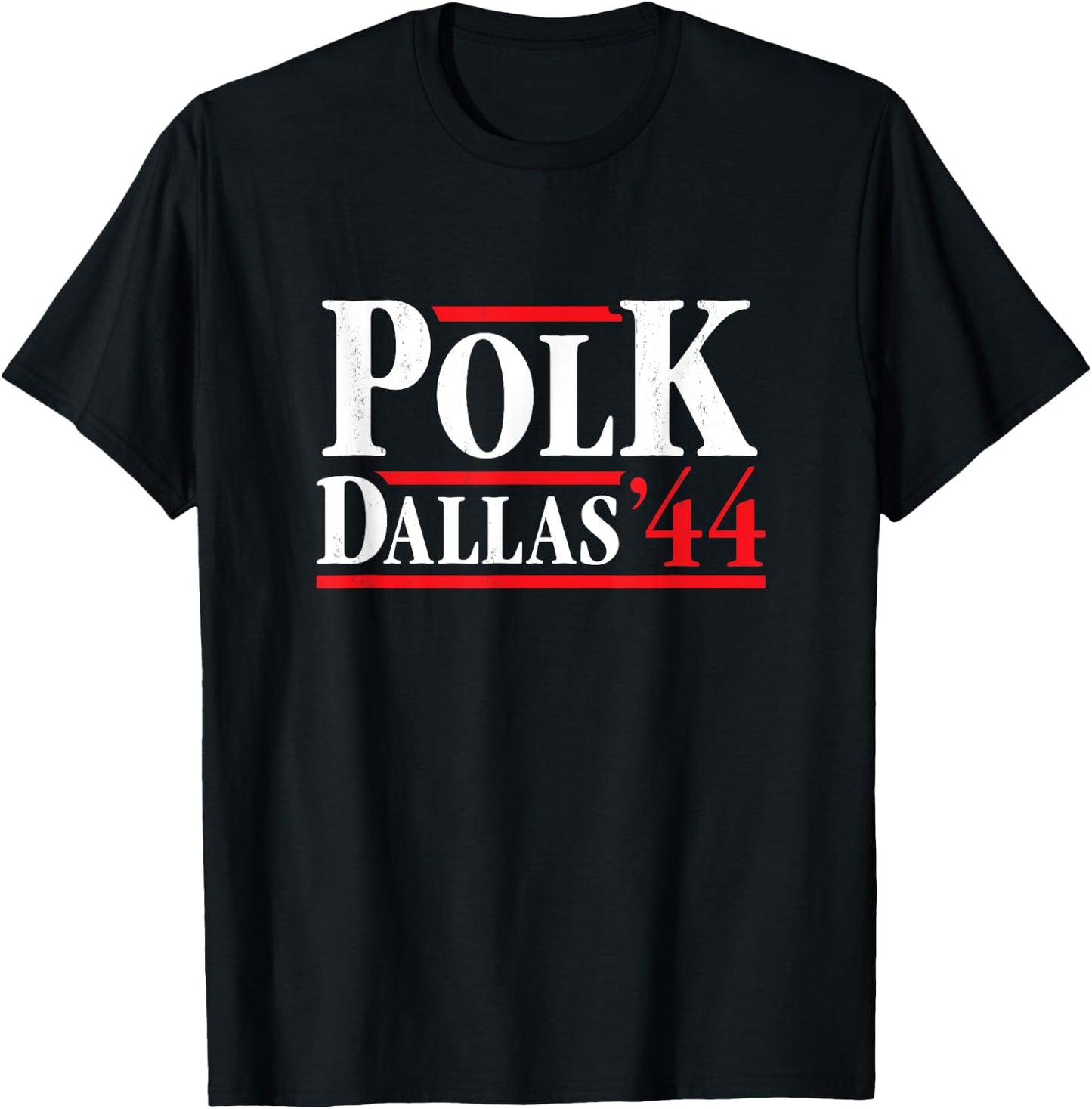 President James Polk 1844 - Retro 4th of July T-Shirt - T-Shirt | Black
