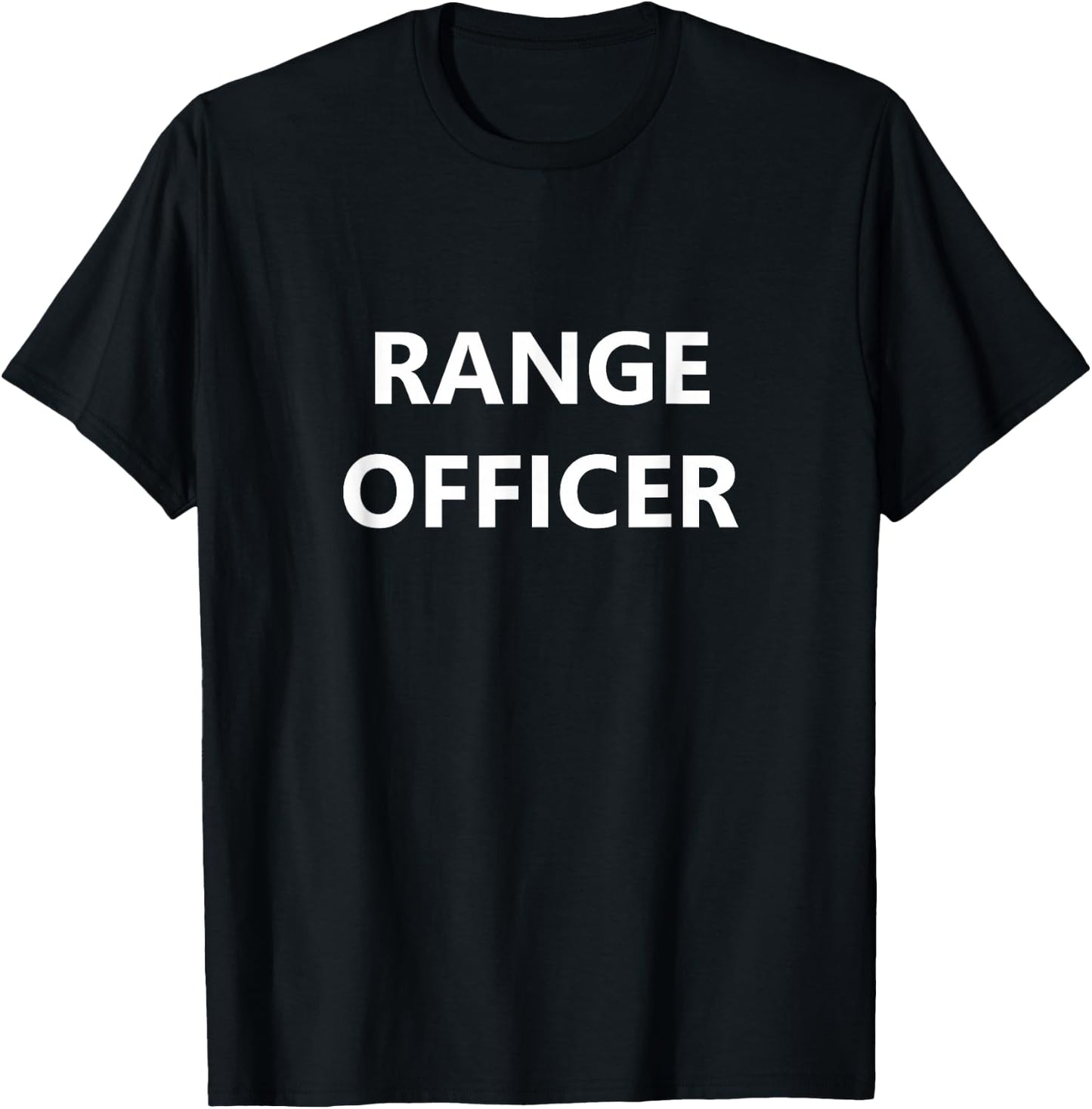Gun Range Safety Officer Job Employee Firearms Instructor T-Shirt - T-Shirt | Black