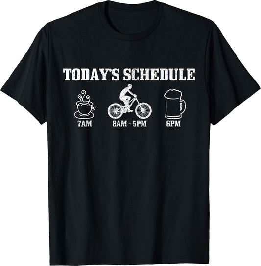 Mountain Bike MTB Downhill Funny Mountain Biker Gift T-Shirt - T-Shirt | Black