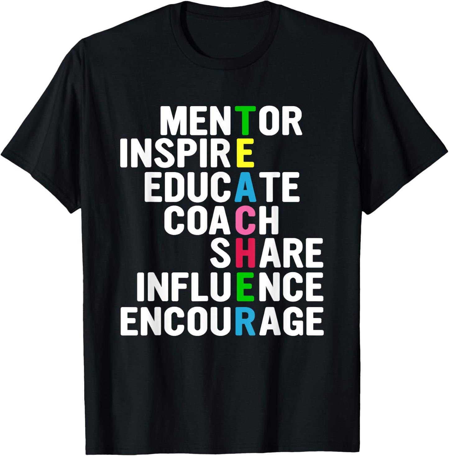 Teacher Art Men Women Funny School Teachers T-Shirt - T-Shirt | Black