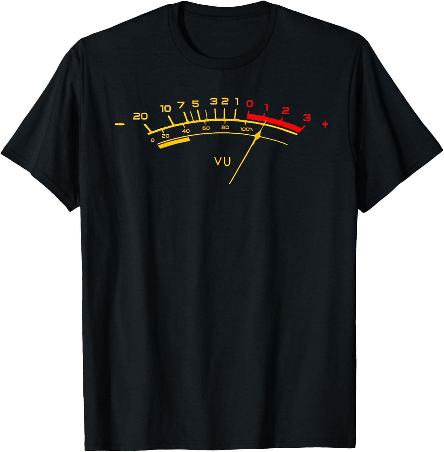 VU Meter Sound Level Studio T-Shirt - T-Shirt | Black