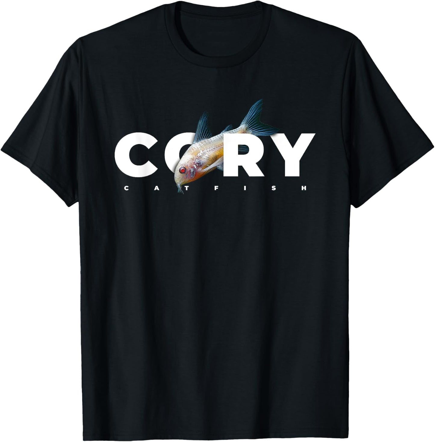 Corydoras Catfish Aquarium Keeper Cory T-Shirt - T-Shirt | Black