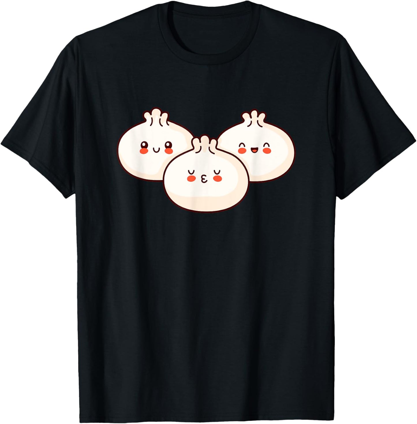 Broke Artist -Adults Kids Dim Sum Dumplings Pork Bun Foodie T-Shirt - T-Shirt | Black