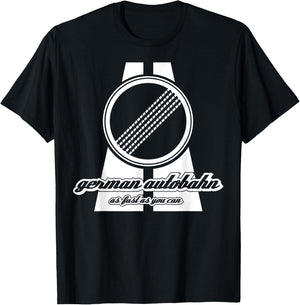 German Autobahn Design "Autobahn" T-Shirt - T-Shirt | Black