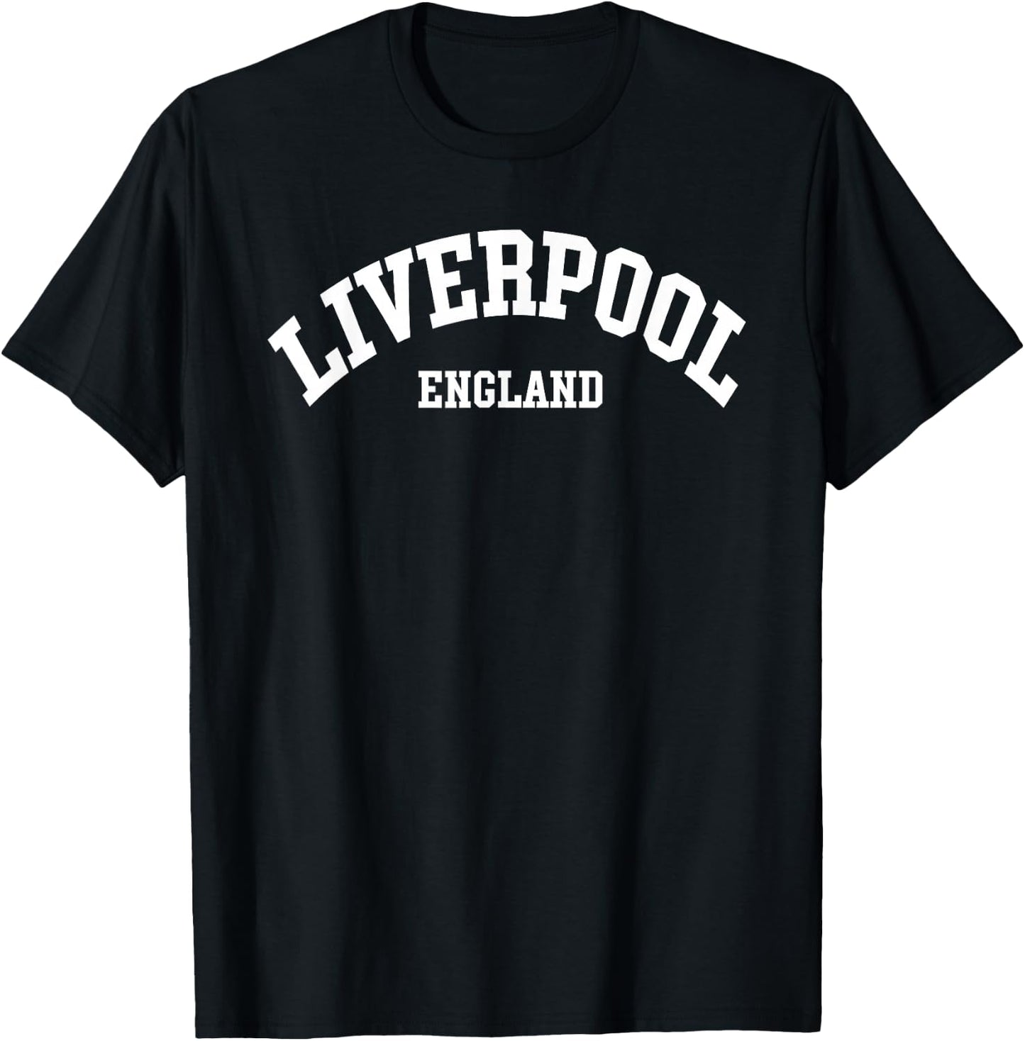 Liverpool England City T-Shirt - T-Shirt | Black