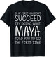 MAYA Gift Name Personalized Birthday Funny Christmas Joke T-Shirt - T-Shirt | Black