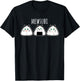 Funny Cat Musubi Men Women T-Shirt - T-Shirt | Black
