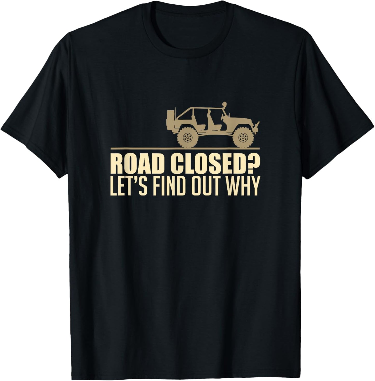 Off Road Funny SUV Off-Roading Dirt Race Gift Small T-Shirt - T-Shirt | Black