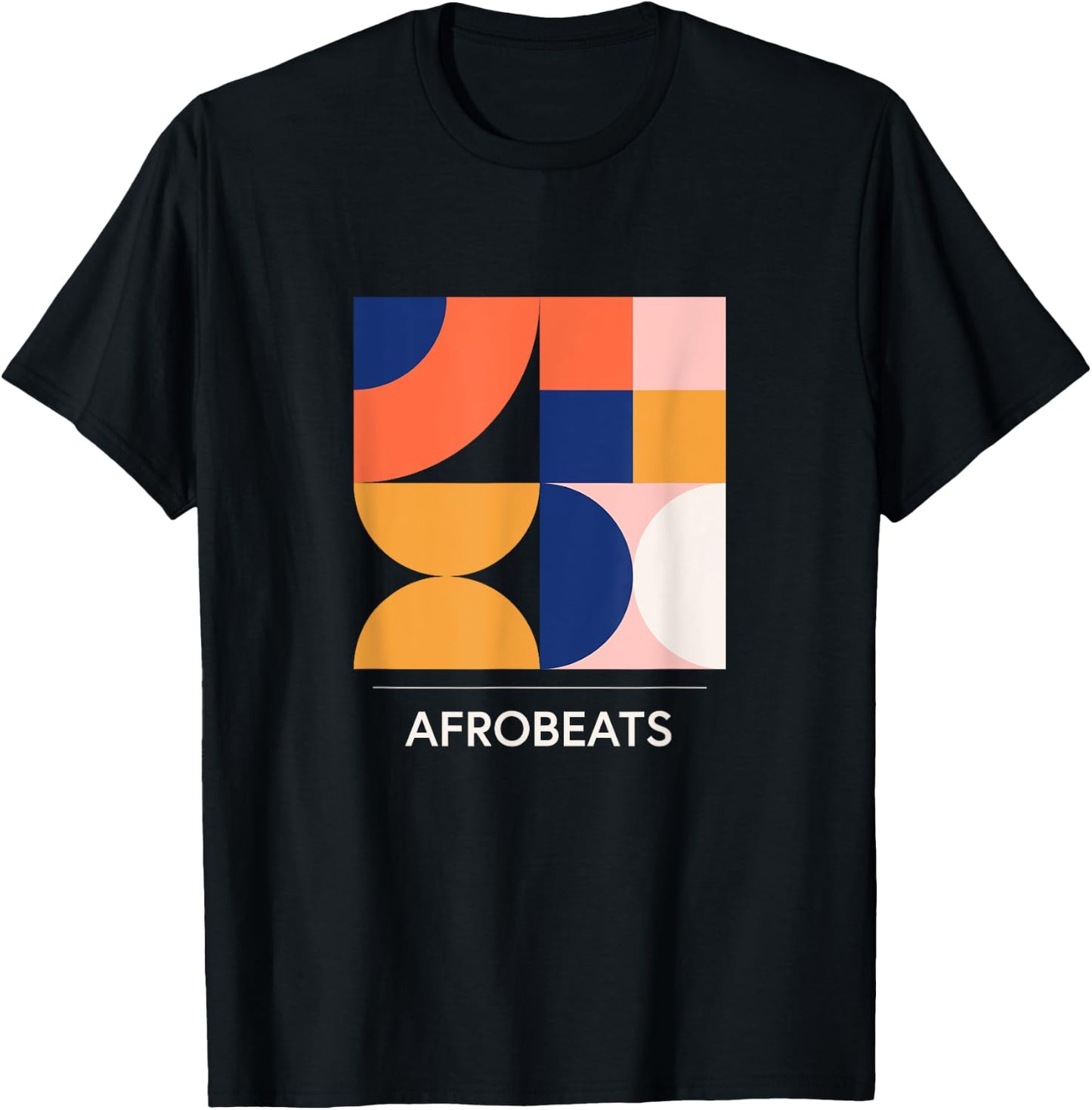 Retro Afrobeats 90s Jazz - Minimal T-Shirt - T-Shirt | Black
