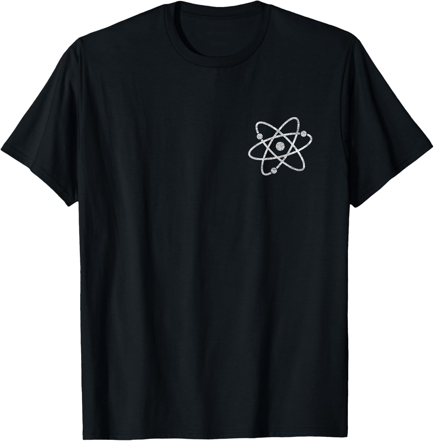 Atomic Symbol Atom Electrons Proton Nucleus T-Shirt - T-Shirt | Black