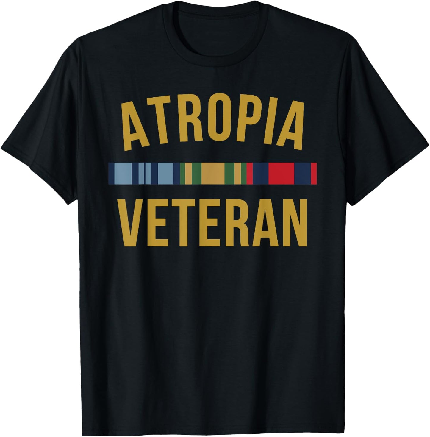 Atropia Veteran Flag T-Shirt - T-Shirt | Black