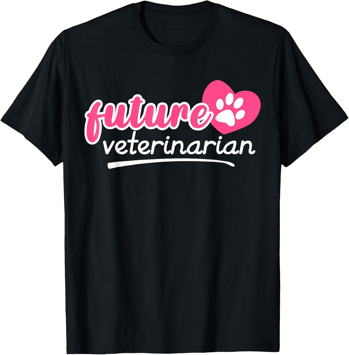 Future Veterinarian Gift Vet Tech Men Women Kids Vet School T-Shirt - T-Shirt | Black
