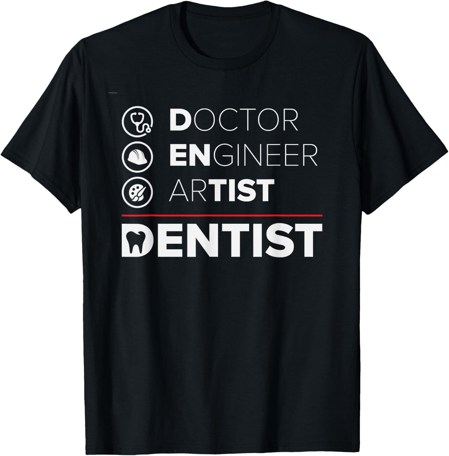 Funny Dentist Gifts Dentistry Dental Dentists T-Shirt - T-Shirt | Black
