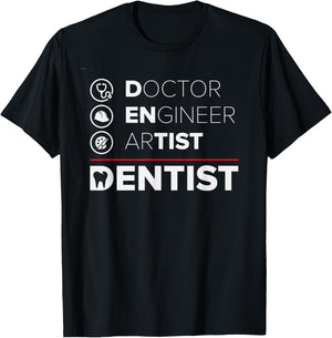 Funny Dentist Gifts Dentistry Dental Dentists T-Shirt - T-Shirt | Black