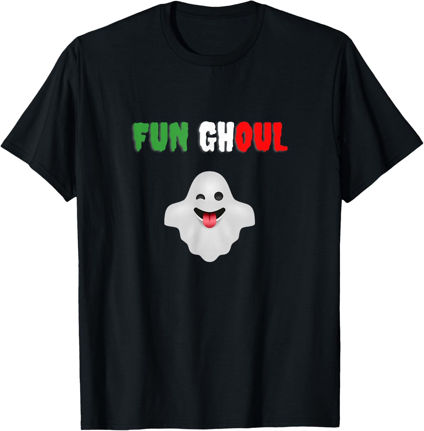 Fun Ghoul, Fongool, Italian Halloween T-Shirt - T-Shirt | Black