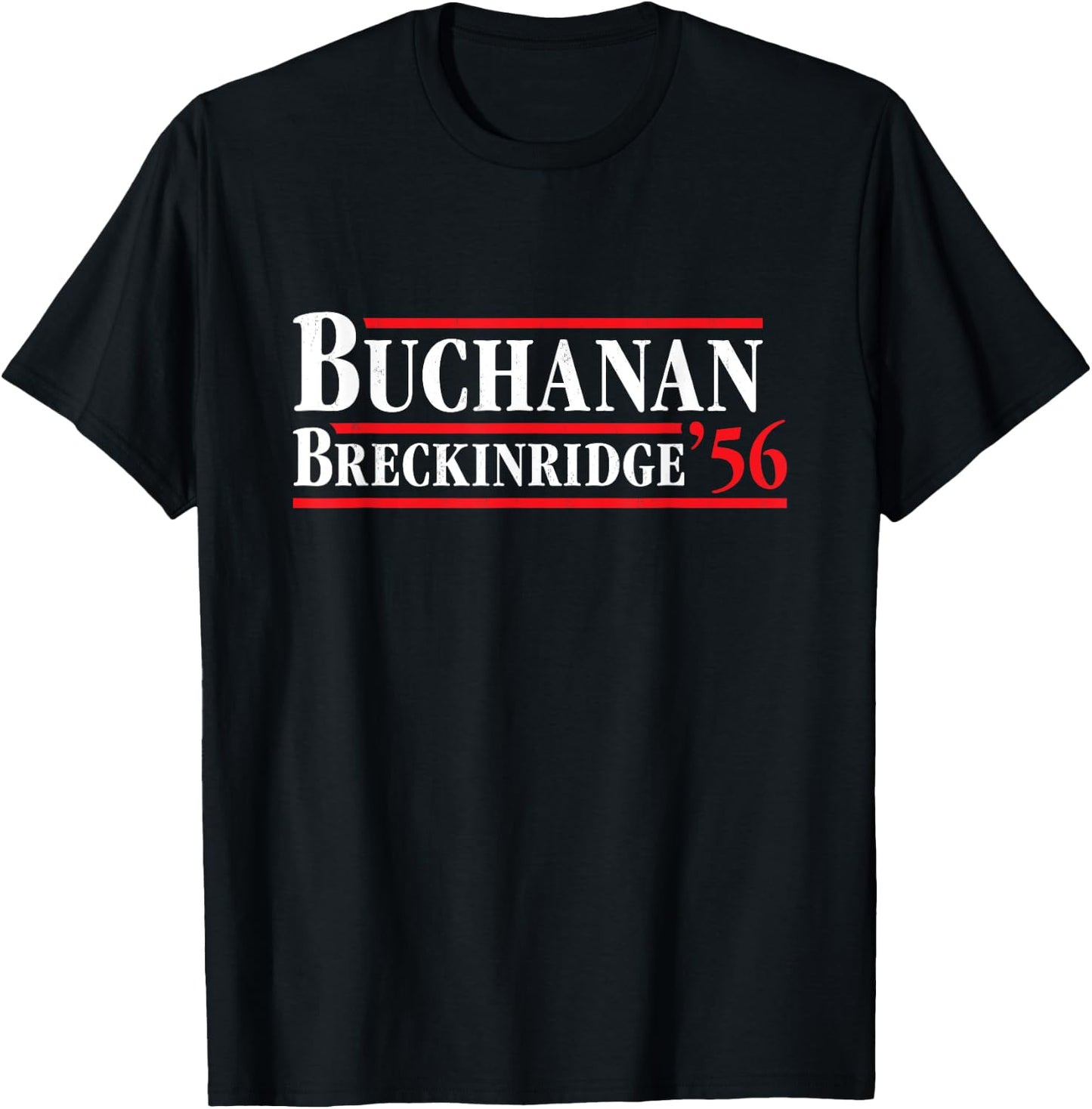 President James Buchanan 1856 - Retro 4th of July Men T-Shirt - T-Shirt | Black