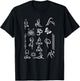 Yoga Lotus Position Asana Om Namaste Yogi Meditation Gift T-Shirt - T-Shirt | Black