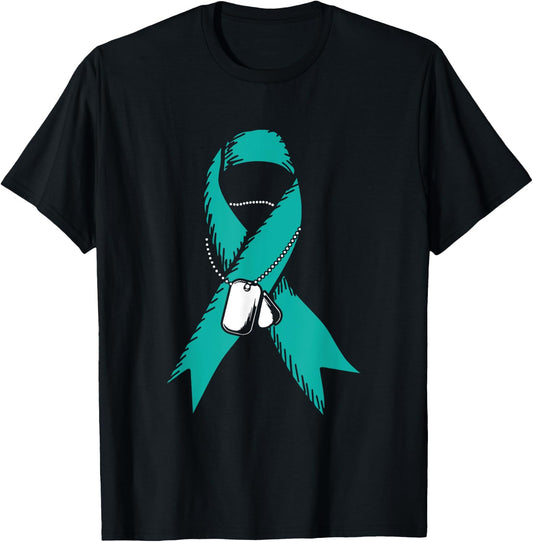 Veteran PTSD Awareness Suicide Prevention Military Gifts T-Shirt - T-Shirt | Black