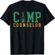 Camping Summer Camp Counselor Staff Director Camper T-Shirt - T-Shirt | Black