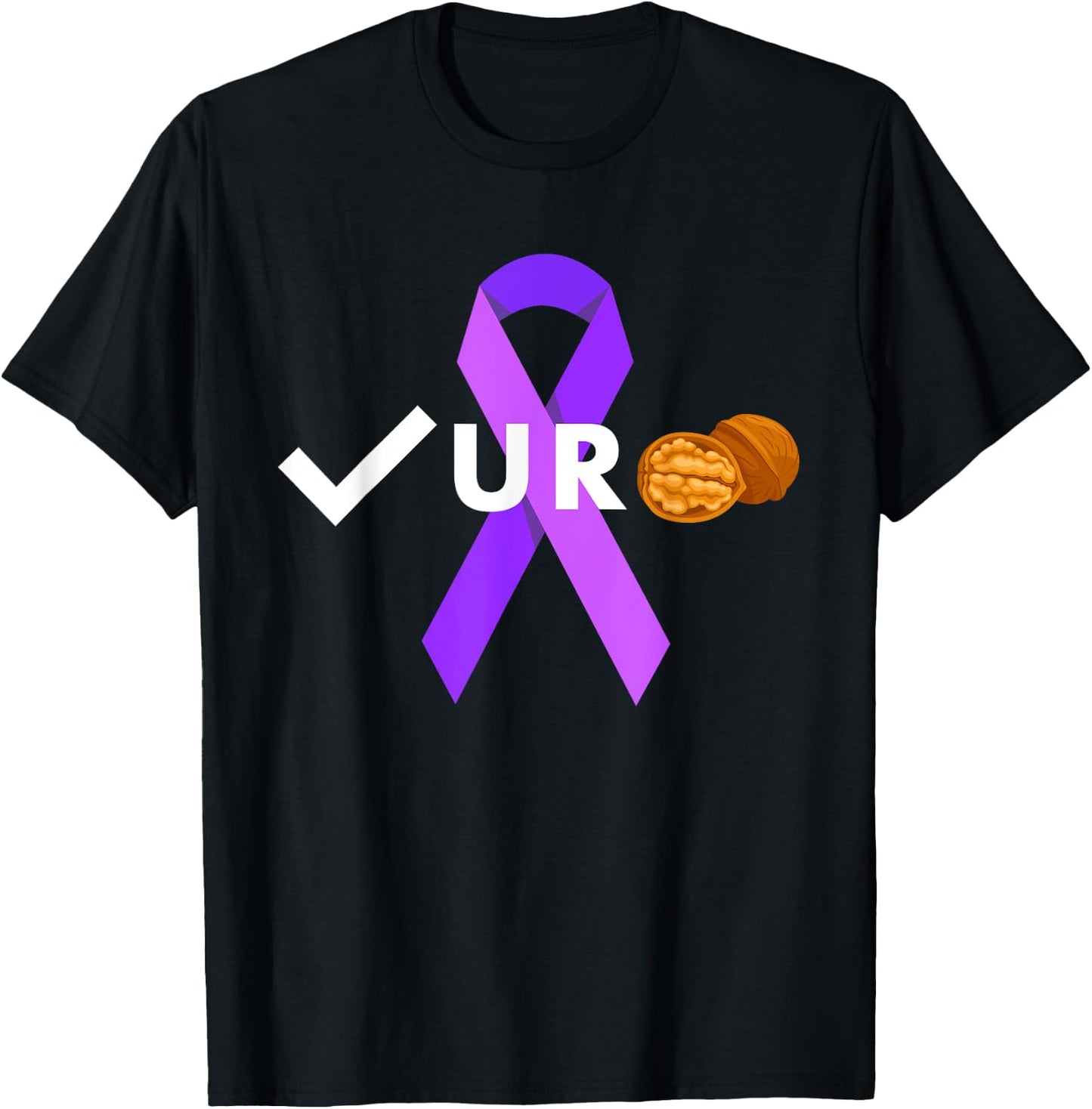 Check your Nuts Check your Balls Testicular Cancer Awareness T-Shirt - T-Shirt | Black