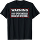 Warning I May Spontaneously Break Out Into Song Funny Singer T-Shirt - T-Shirt | Black