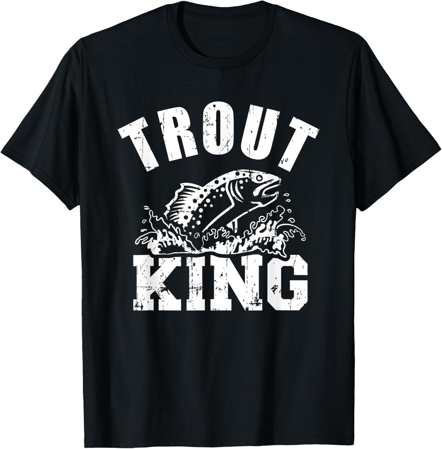 Trout king T-Shirt - T-Shirt | Black