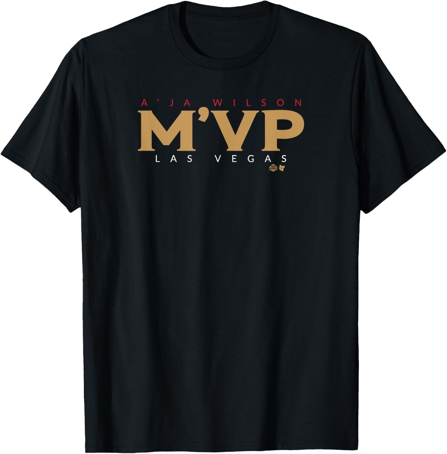 A'ja Wilson MVP - Las Vegas Basketball T-Shirt - T-Shirt | Black