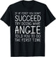 ANGIE Gift Name Personalized Birthday Funny Christmas Joke T-Shirt - T-Shirt | Black