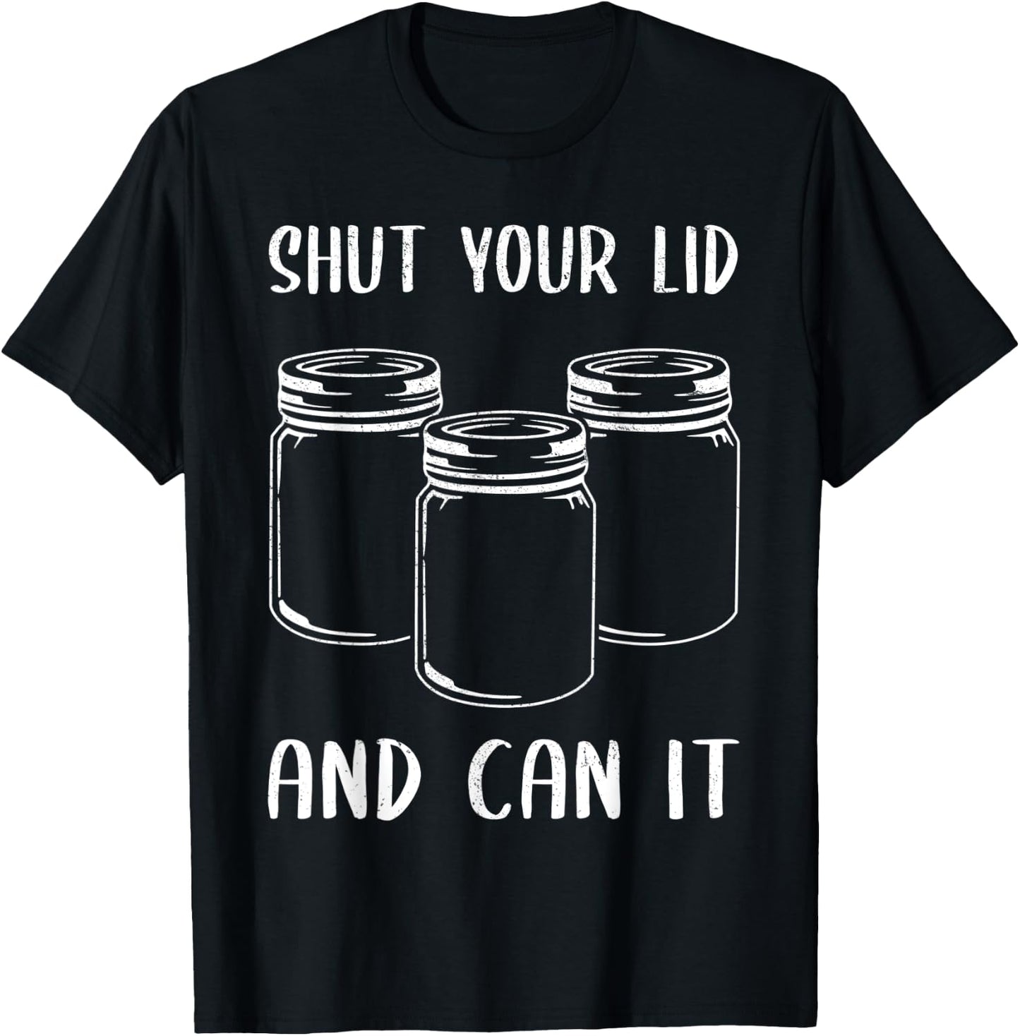 Funny Canning Gift Women Cool Canning Season Can Lid T-Shirt - T-Shirt | Black