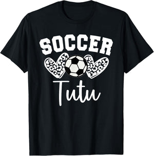 Soccer Tutu Matching Family Soccer T-Shirt - T-Shirt | Black