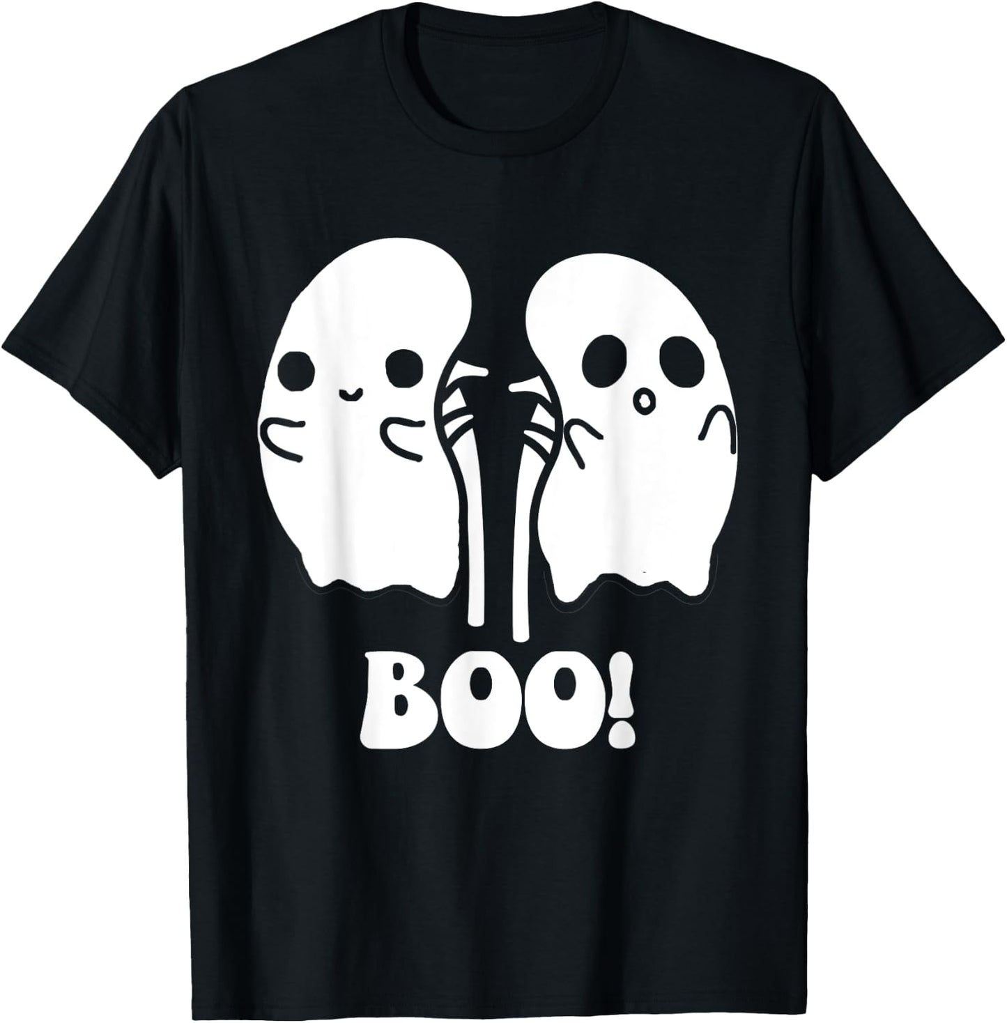 Funny Boo Ghost Kidney Dialysis Nurse Halloween Costume T-Shirt - T-Shirt | Black