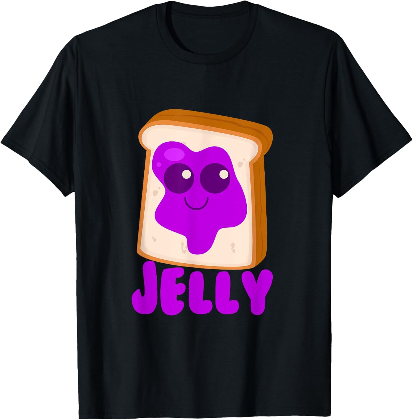 Jelly Matching Halloween Costume Set DIY Peanut Butter T-Shirt - T-Shirt | Black
