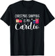 Christmas Shopping Is My Cardio Holiday Gifts Xmas Humor T-Shirt - T-Shirt | Black