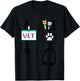 Kids Veterinarian Costume Gift Boys Girls Kids Animal Doctor Vet T-Shirt - T-Shirt | Black