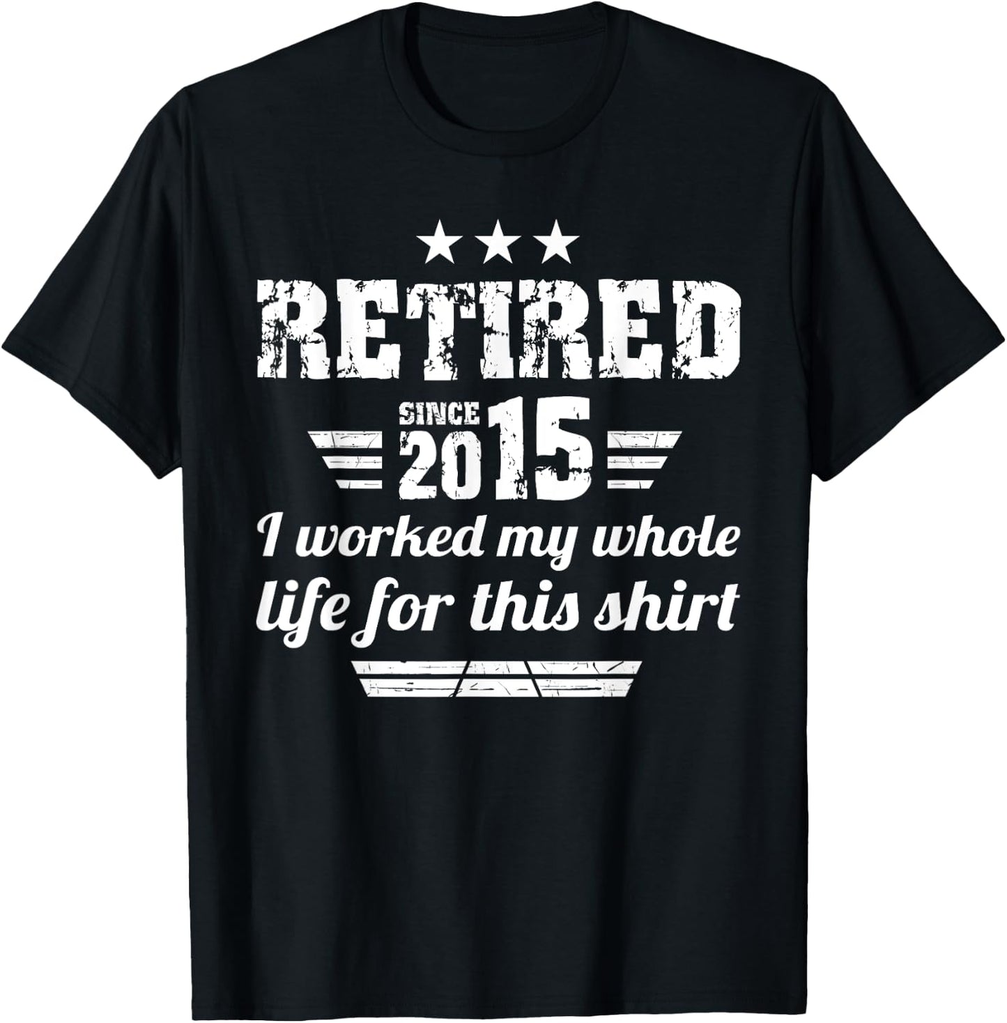 Retirement Class Of 2015 T-Shirt - T-Shirt | Black