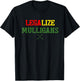 Legalize Mulligans Golf T-Shirt - T-Shirt | Black