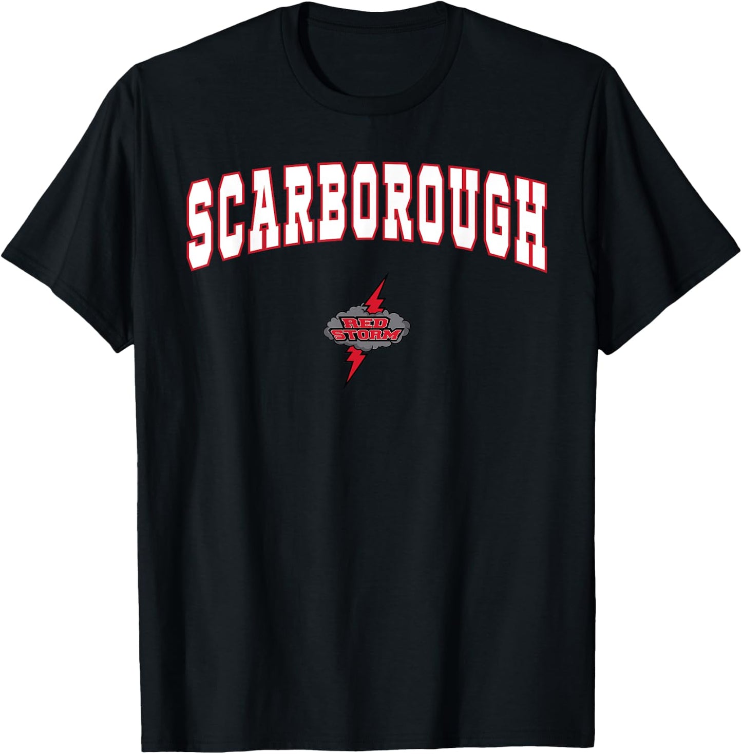 Scarborough High School Red Storm T-Shirt - T-Shirt | Black